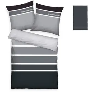 Постельное белье Tom Tailor Home Феликс на молнии, антрацит