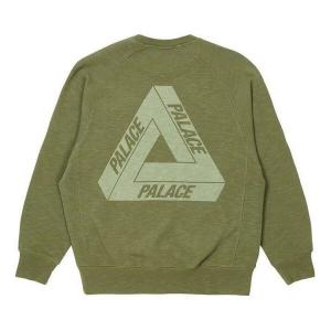 Толстовка tri-ferg slub crew 'olive' Palace, зеленый