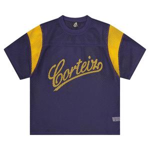 Джерси Corteiz Open Mesh Panel Jersey, Navy/Yellow