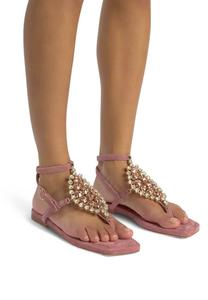 Шлепанцы PLANA DE CON PUNTERA Y CIERRE CON HEBILLA Alma en Pena, цвет Lila Jaspeado