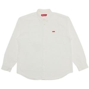 Рубашка Supreme Small Box Denim Shirt, White