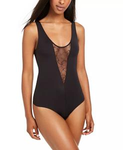 Женское нижнее белье Lydia Thong Bodysuit, только онлайн Vince Camuto, черный