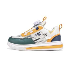 Детские скейтерские кроссовки Kids D&W, бежевый/зеленый