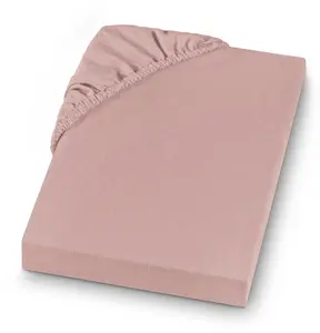 Простыня SETEX на подгонке " Мелкий лен по размеру. 70х140, 90х200, 140х200 или 180х200 см", для матрасов высотой до 23 см, зимних, простыней 140х200 см, 1 шт., цвет altrosa