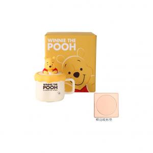 Керамическая кружка с крышкой 400 мл, Lotso, милый мультяшный дизайн, для молока и кофе Disney, pooh the pooh mug with lid (free warm coaster)