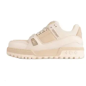 LOUIS VUITTON Кроссовки для скейтбординга Trainer Maxi Low-Top, белые, мужские