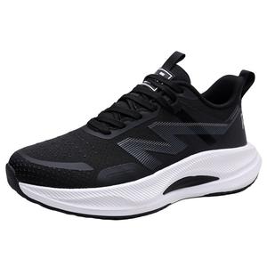 Износостойкие, дышащие, легкие, низкие повседневные кроссовки для бега для мужчин MUSNODO, Black