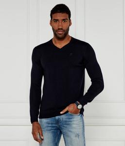 Свитер шерстяной Karl Lagerfeld Regular Fit, синий