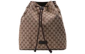 ГУЧЧИ Коричневый Рюкзак-ведро Монограмма со Шнурком