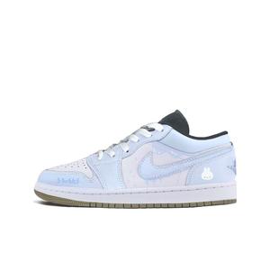 Детские баскетбольные кроссовки Air 1 унисекс Jordan, светло-голубой