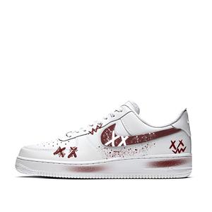 Nike Кроссовки Air Force 1 Low Top для скейтбординга унисекс, красные