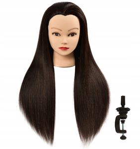 ОБУЧЕНИЕ ПАРИКМАХЕРСКОЙ ГОЛОВЕ СРОЧНЫЕ ВОЛОСЫ 70см КОРИЧНЕВЫЙ3 Korbi