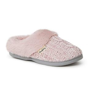 Женские сабо Dearfoams Claire Chenille, цвет Pale Mauve