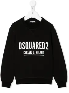 Толстовка с логотипом DSQUARED2 KIDS, черный