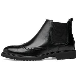 Челси ботинки Crew мужские черные FAPAI, черные (без подкладки)