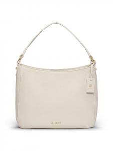 Наплечная сумка Lazarotti Bologna Leather Schultertasche Leder 27 cm, цвет cream