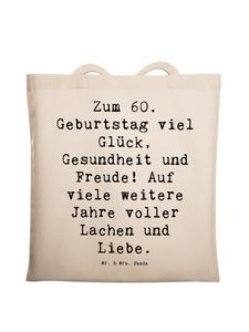 Mr. & Mrs. Panda Сумка-шоппер с надписью «Удачи» кремового цвета в честь 60-летия