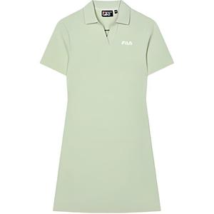 HERITAGE BASKETBALL Платье с короткими рукавами женское светло-цианиново-зеленое Fila