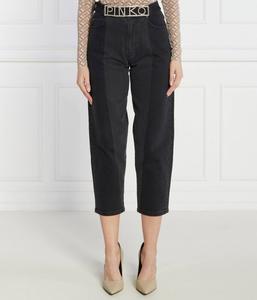 Джинсы maddie belt mom fit деним синий Regular fit Pinko, черный