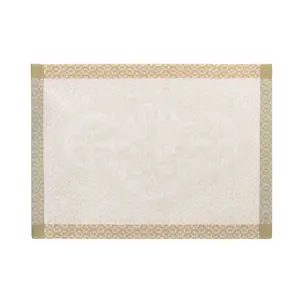 Льняная подставка для столовых приборов Évasion Céleste Le Jacquard Français, бежевый