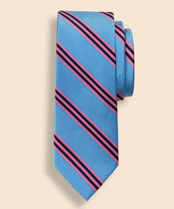 Шелковый галстук BB#1 в полоску, изготовлен в США.
