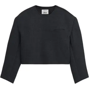 ZARA Свитер мужской серый