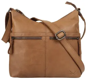 Сумка через плечо Zanzibar, натуральная кожа Sansibar, цвет Cognac