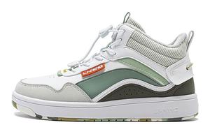 Коллекция Sports Life Kids Кроссовки для скейтбординга Kids Low-top Standard White / Ethereal Grey / Army Sail Green Lining Young, зеленый