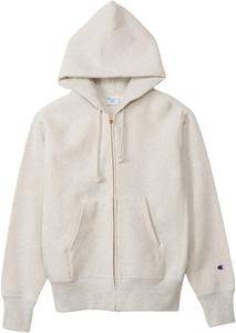 Мужская толстовка Champion C3-Y134 с длинным рукавом, 11,5 унций, хлопок, произведено в США, плетение Reverse Weave (R), на молнии, овсяный