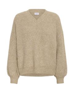 SAINT TROPEZ Свитер 'Ottoline' в бежевом цвете