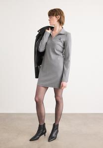 Платье Calvin Klein Jeans MONOLOGO POLO MINI DRESS, Medium Grey Heather/Grey