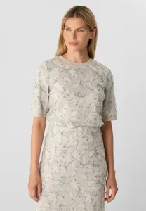 Футболка с принтом Comma, Weiß