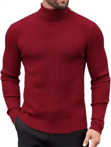 Теплый свитер с высоким воротником для холодной погоды