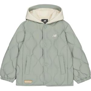 Детская пуховая куртка New Balance, зеленая