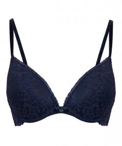 Hunkemöller Push-up Bra в темно-синем цвете