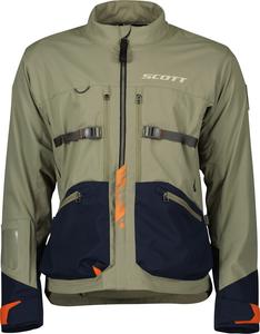 Текстильная мотоциклетная куртка Scott superlight, Olive/Blue