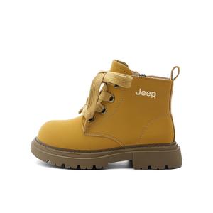 Износостойкие высокие детские ботинки для детей Jeep, желтый/коричневый