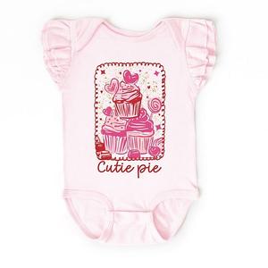 Боди с рукавами-крылышками Cutie pie cupcakes frame The Juniper Shop, Ballerina