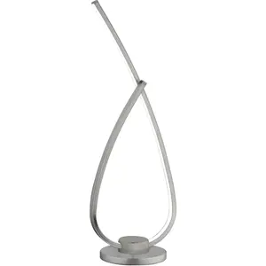 Настольная лампа PALOZZA 1 с LED-модулем 1 шт., теплый белый свет, настольная лампа из алюминия в никелевом цвете - 11 Вт - теплый белый Eglo, Nickelfarben