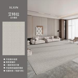 Xinglianxin Ковер 240х400 см из велюра в итальянском минималистичном стиле для гостиной, водонепроницаемый, моющийся