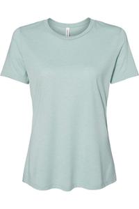 Женская футболка свободного кроя BELLA + CANVAS Triblend, цвет dusty blue triblend