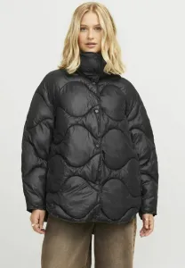 Блестящее стеганое зимнее пальто jxstella Jjxx, Black