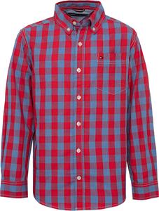 Рубашка Tommy Hilfiger для мальчиков с длинным рукавом, легкая и дышащая., Kirk Fireside Plaid