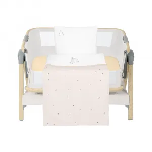 Комплект постельного белья для мини-кроватки Kikkaboo Hedge-Hugs из 5 предметов, бежевый