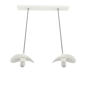 Подвесной светильник Lumicom Piuma, 30x30x30 см, белый