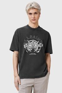 Хлопковая футболка BETTER Allsaints, серый