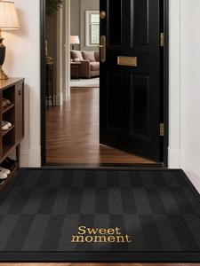 Dajiang Ковер 80х120 см для прихожей, грязеотталкивающий, не скользящий, с эффектом очистки обуви