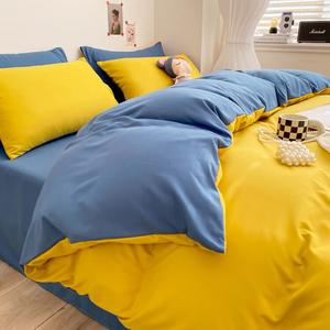 Muji Пододеяльник 180х220 см из чистого хлопка, цвет Ginger-Addictive Orchid