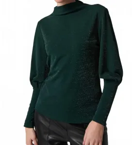 Блузка с длинными рукавами, зелено-серебристого цвета Joseph Ribkoff