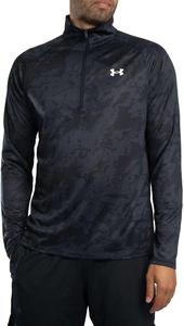 Футболка Under Armour Men's Tech 2.0 ½ Zip, (007) Black/White